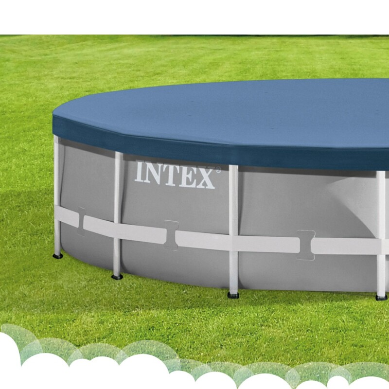 INTEX COBERTOR LONA PARA PISCINA ESTRUCTURAL DIÁMETRO 4.57 METROS Intex Cobertor Lona Para Piscina Estructural Diámetro 4.57 Metros