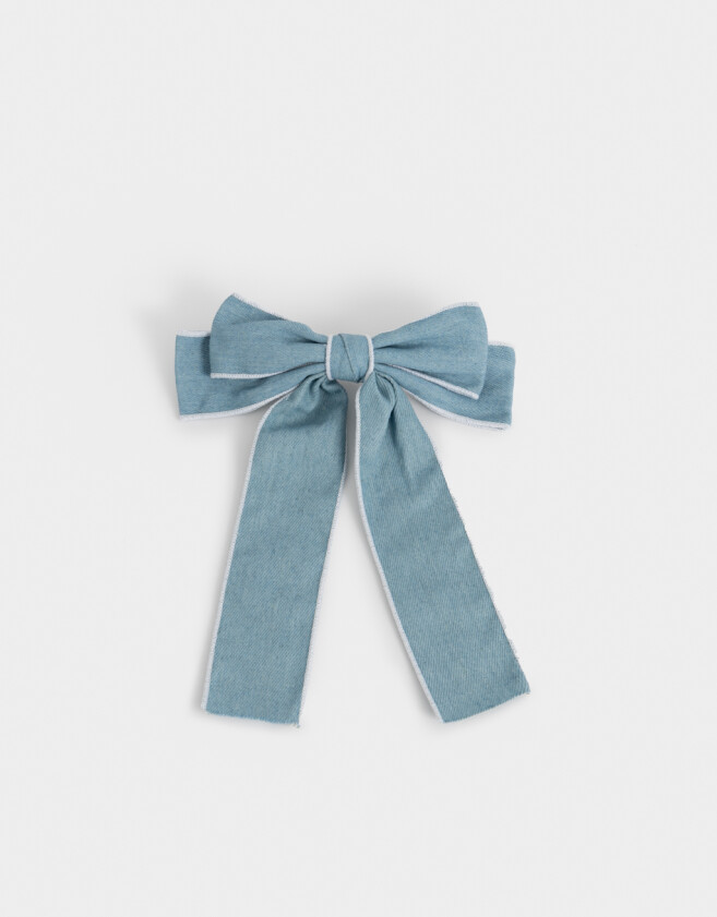 Hebillas Francesas De denim Hebilla Francesa Moño Denim - Azul Celeste