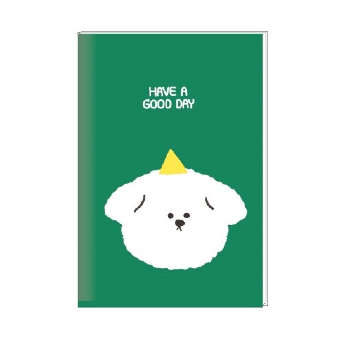 Cuaderno perrito A5 - verde 