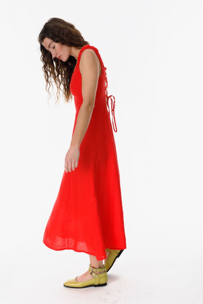 Vestido Antoniette Rojo