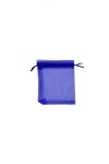 Bolsa organza 8x11 cm. AZUL