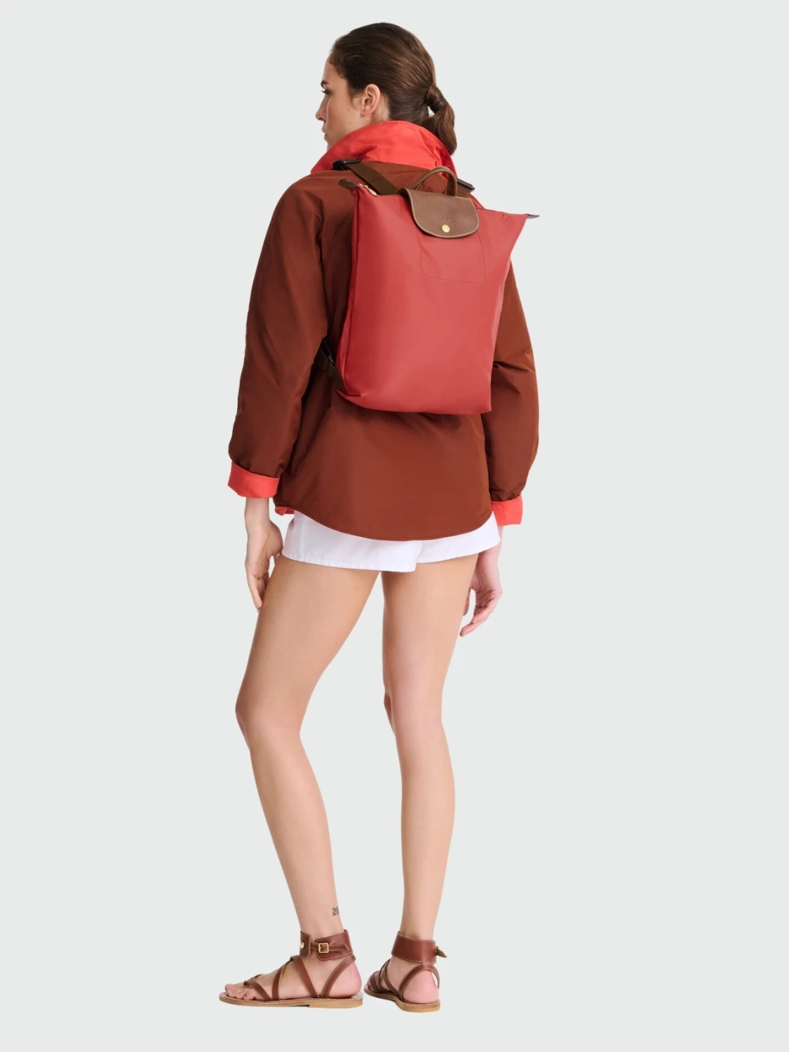 Mochila Le Pliage M Original Tomate