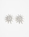 Aros Pasantes Metal Aros Maxi Pasantes Sol - Plateado Plata Mate