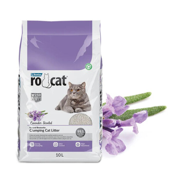RO CAT 10 L. COMPACT LAVANDER CAT LITTER RO CAT 10 L. COMPACT LAVANDER CAT LITTER