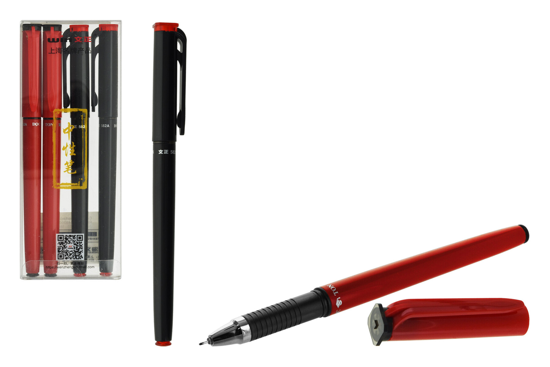 LAPICERA X4PCS NEGRA 23121 Q300 