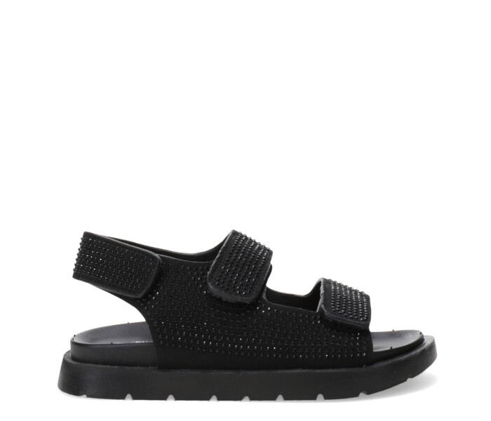 Sandalia de Niña MINI Miss Carol MURRAY con strass Negro