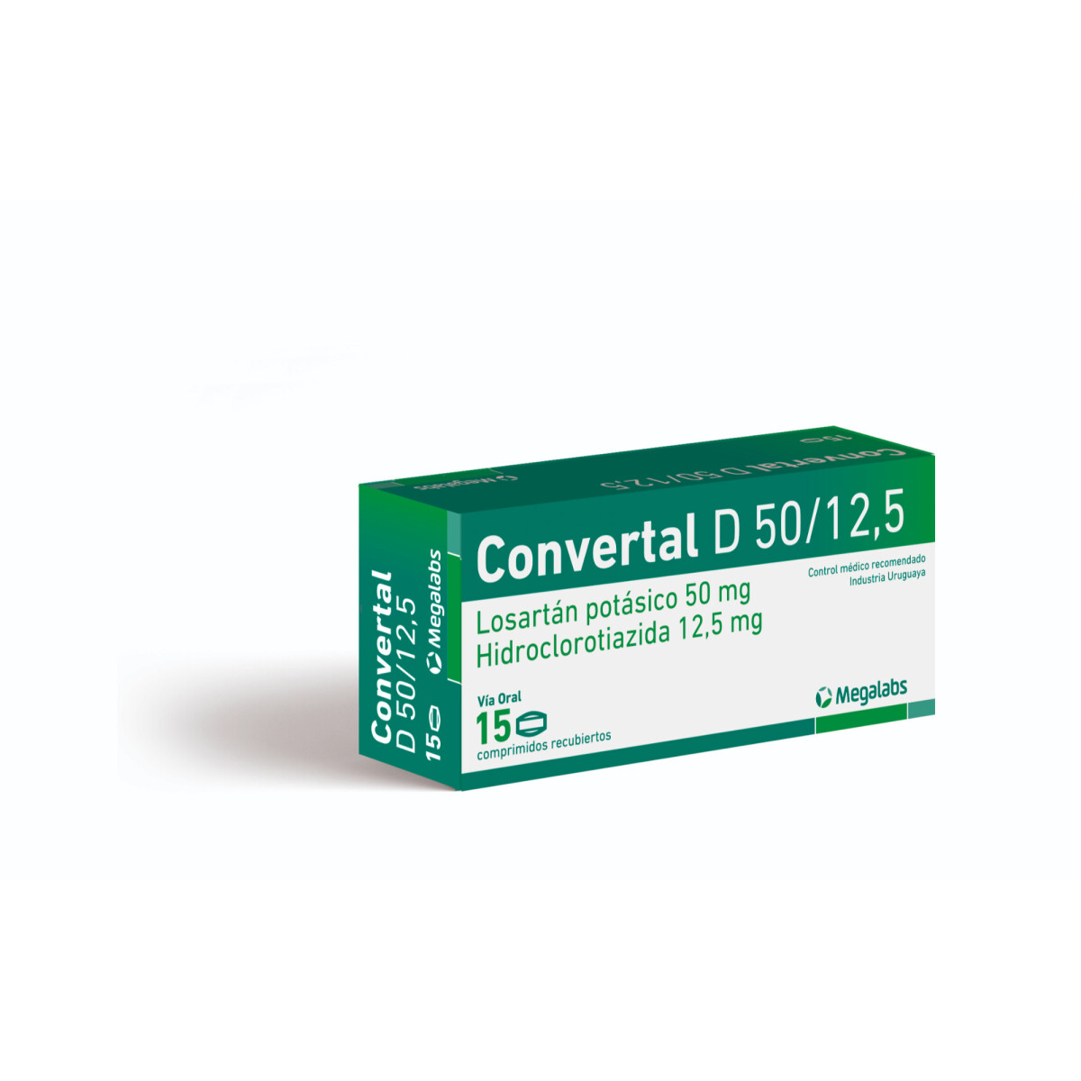 Convertal D 50mg/12.5mg 15 Comprimidos 