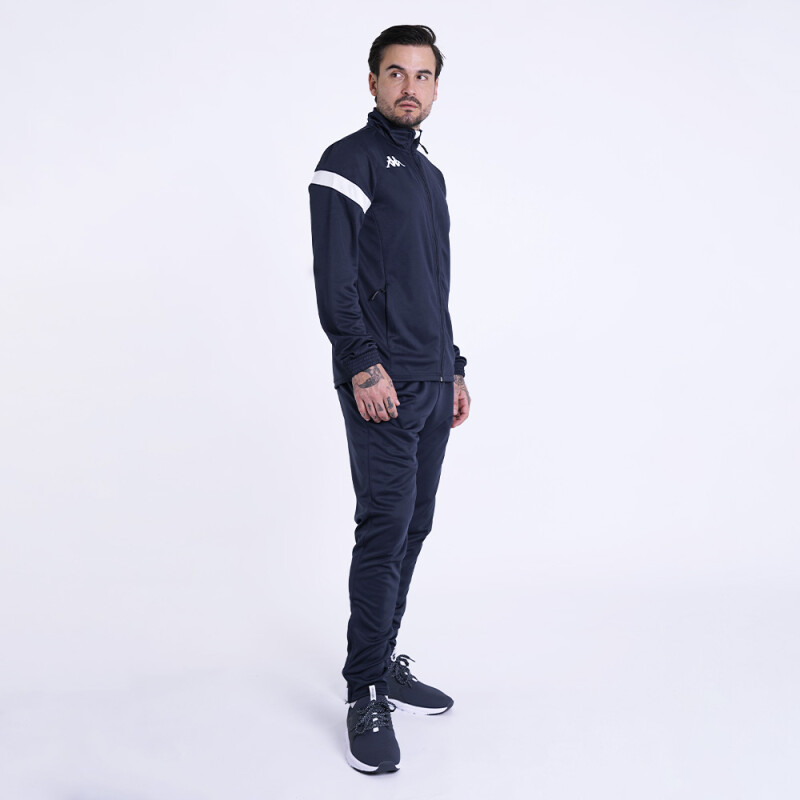 Buzo Futbol Kappa4Soccer Dalcito Hombre Blue Marine/white