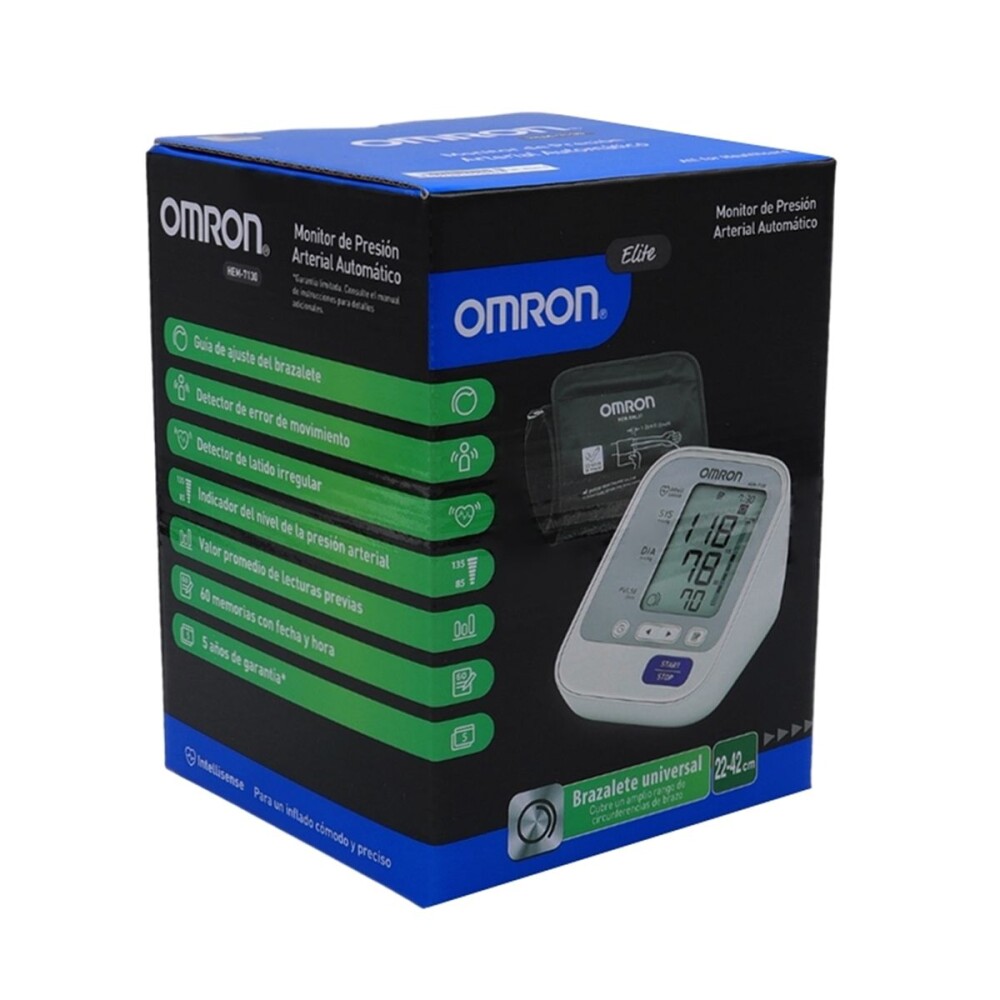 TENSIOMETRO DIGIT. BRA OMRON ELI HEM7130 única
