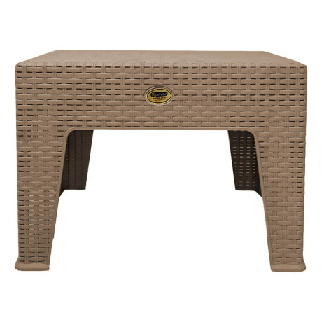 Juego Jardín Patio Rattan 4 Sillas + Mesa UV Turca Capuccino