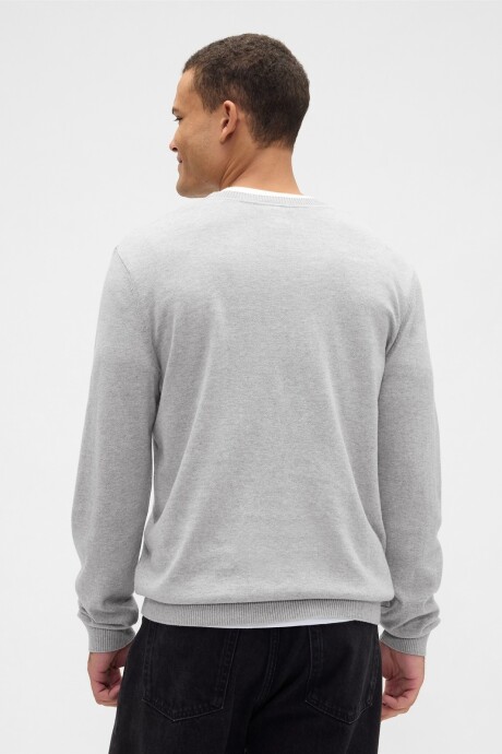 Buzo Algodón Cuello Redondo Hombre B10 Grey Heather