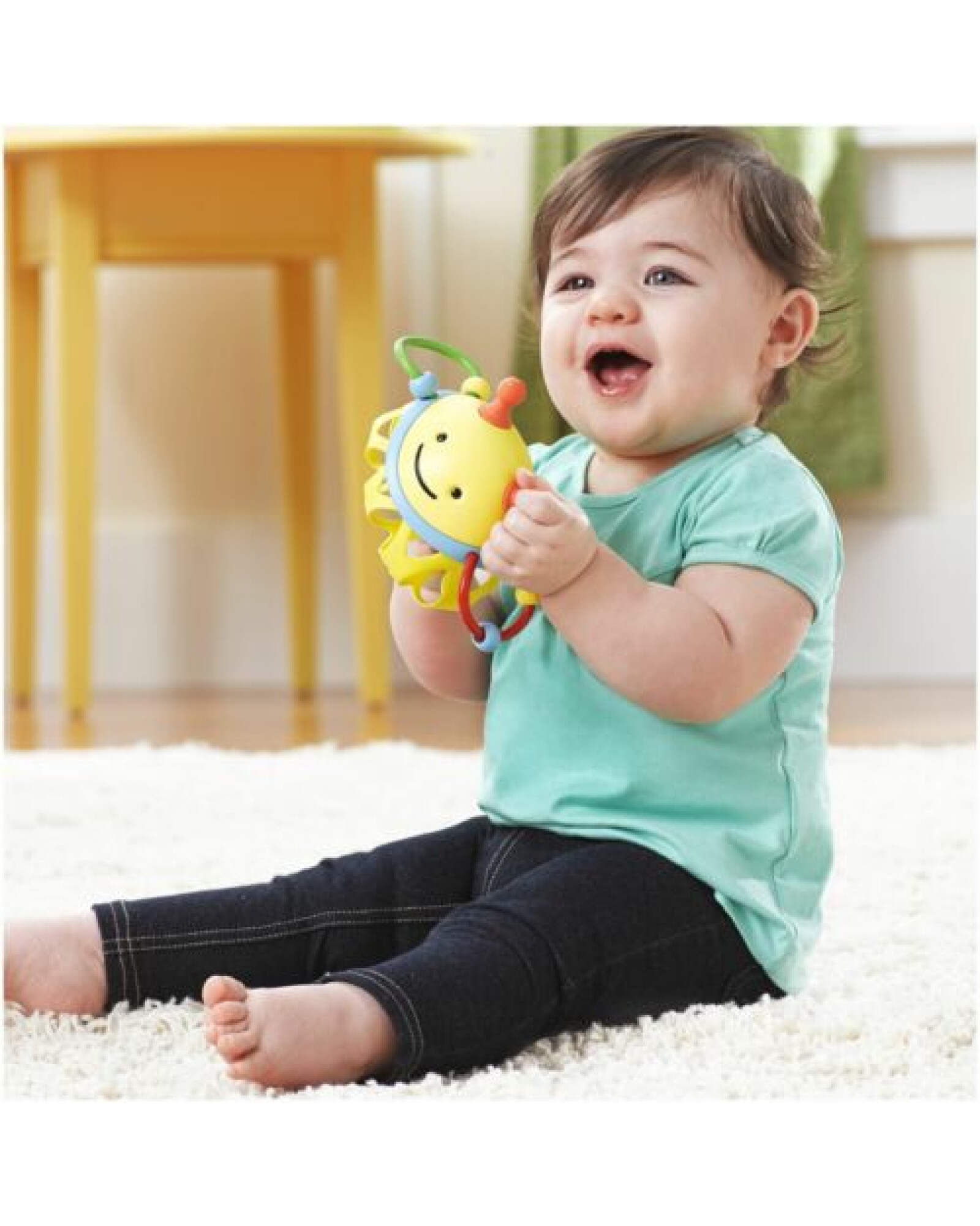 Sonajero rodante, diseño abeja Sonajero rodante, diseño abeja