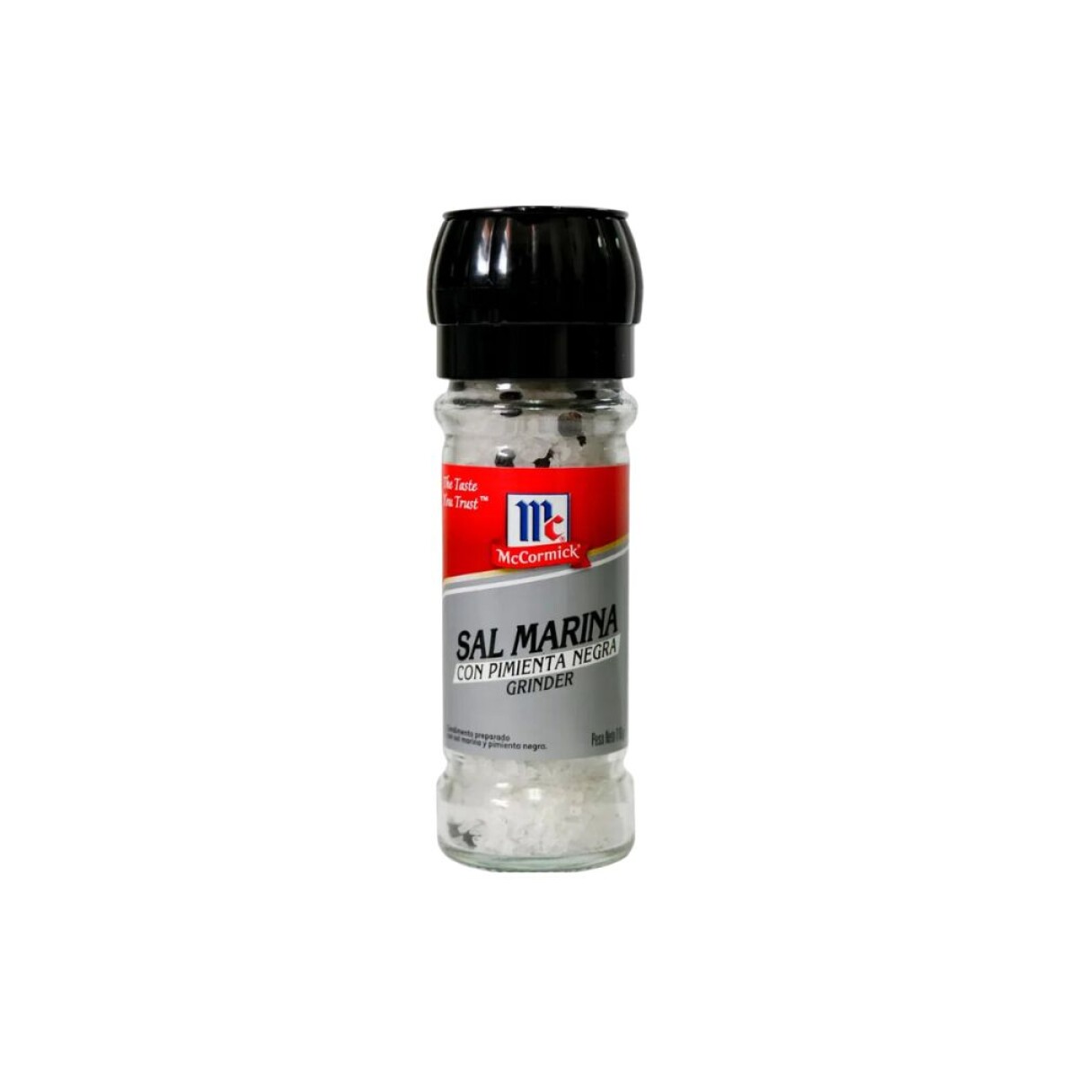 Sal marina con pimienta negra Mc Cormick 110gr 