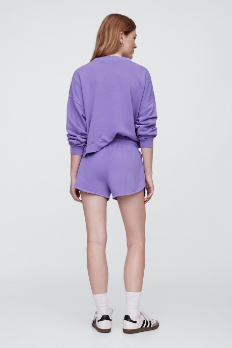 Short Sin Felpa Mujer Purple Loganberry