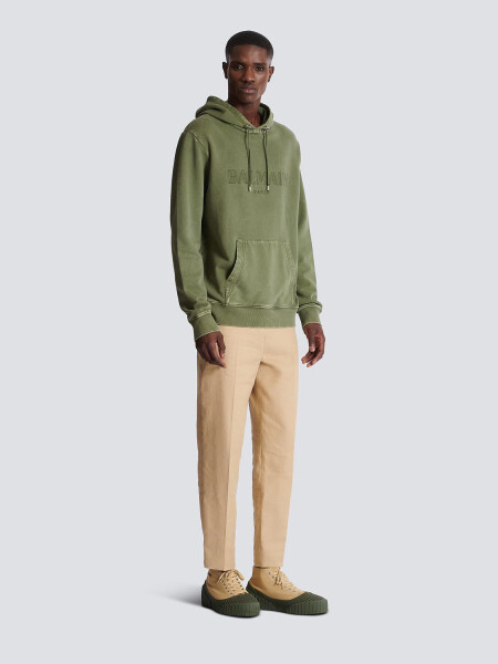 BALMAIN - HOODIE VINTAGE EMBROIDERED UIA
