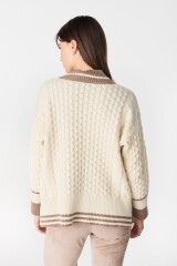 Sweater Preppy Crudo/Vison