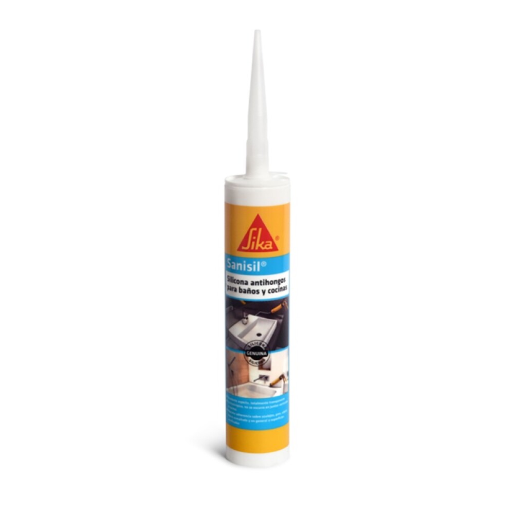SILICONA SANISIL BLANCO 280cc Silicona Sanisil Blanco 280cc