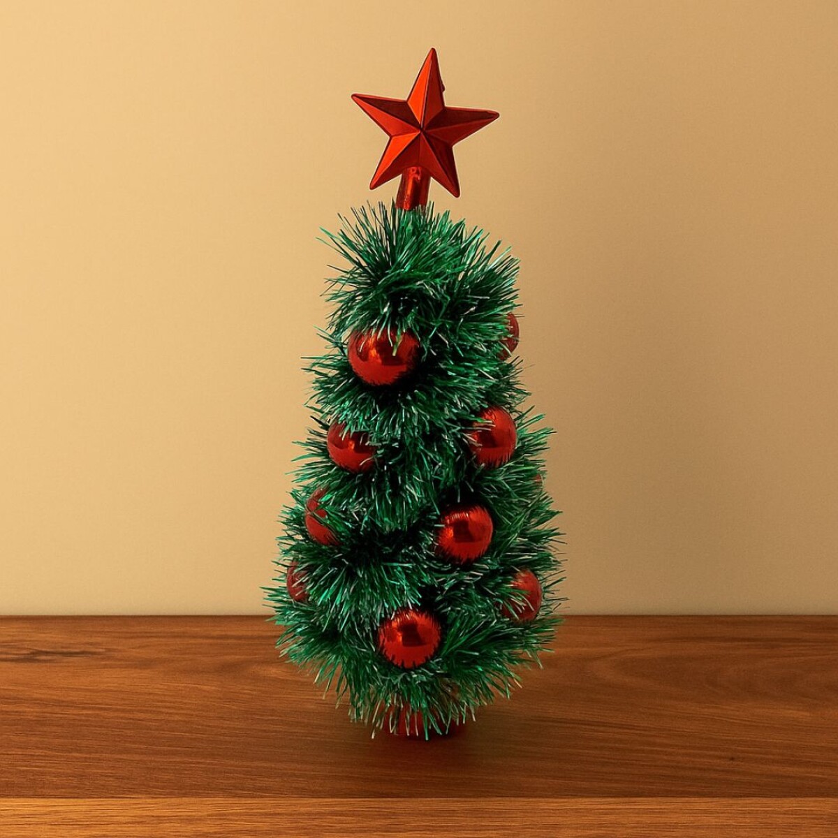 ADORNO NAVIDEÑO ARBOLITO CON BOLAS 30CM 