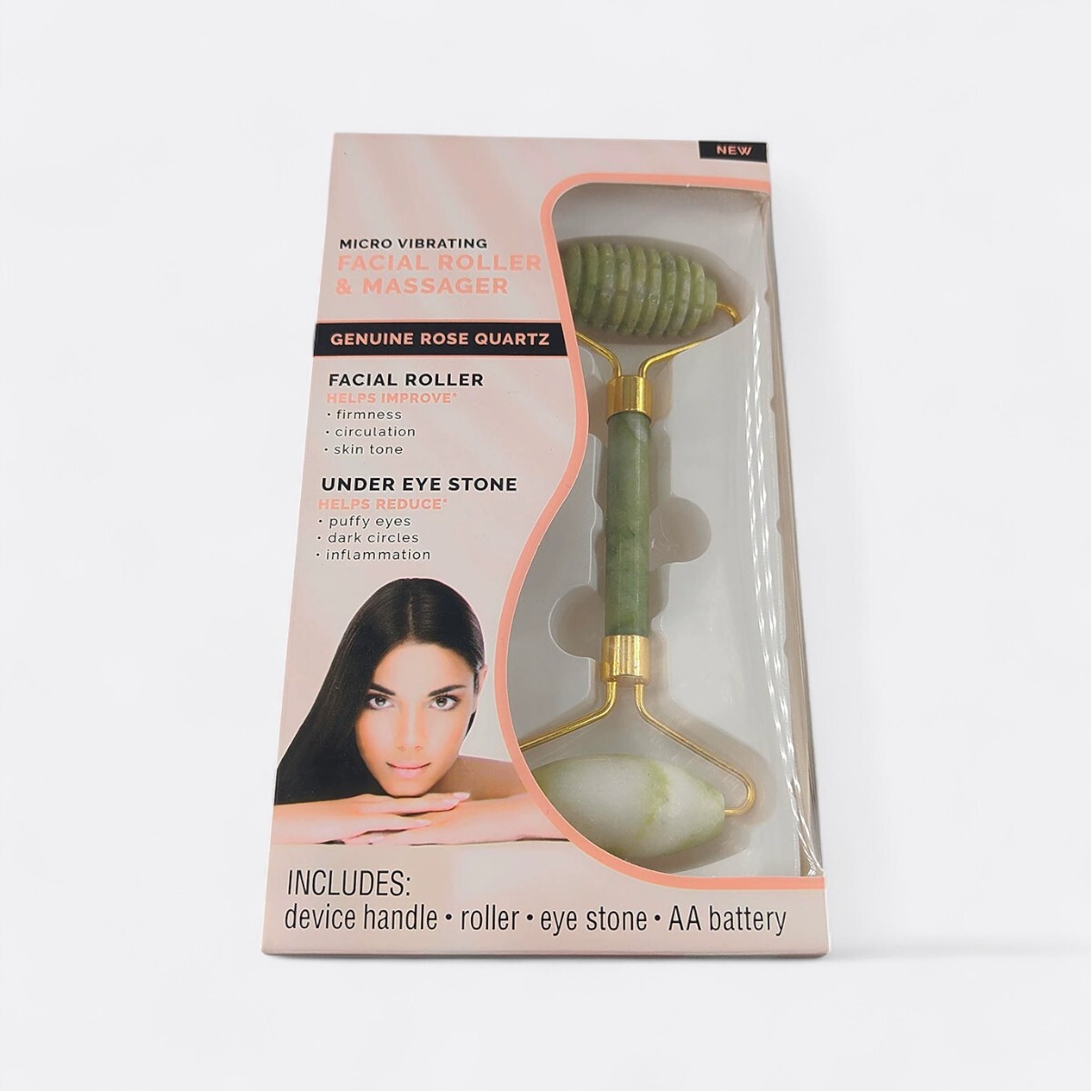 Rodillo Masajeador Facial - Verde 