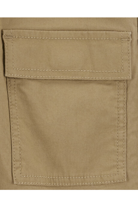 Pantalón cargo de lona Sin color