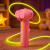Lanzador de Cuerda Zipstring Recargable con Luz LED Rosa 1
