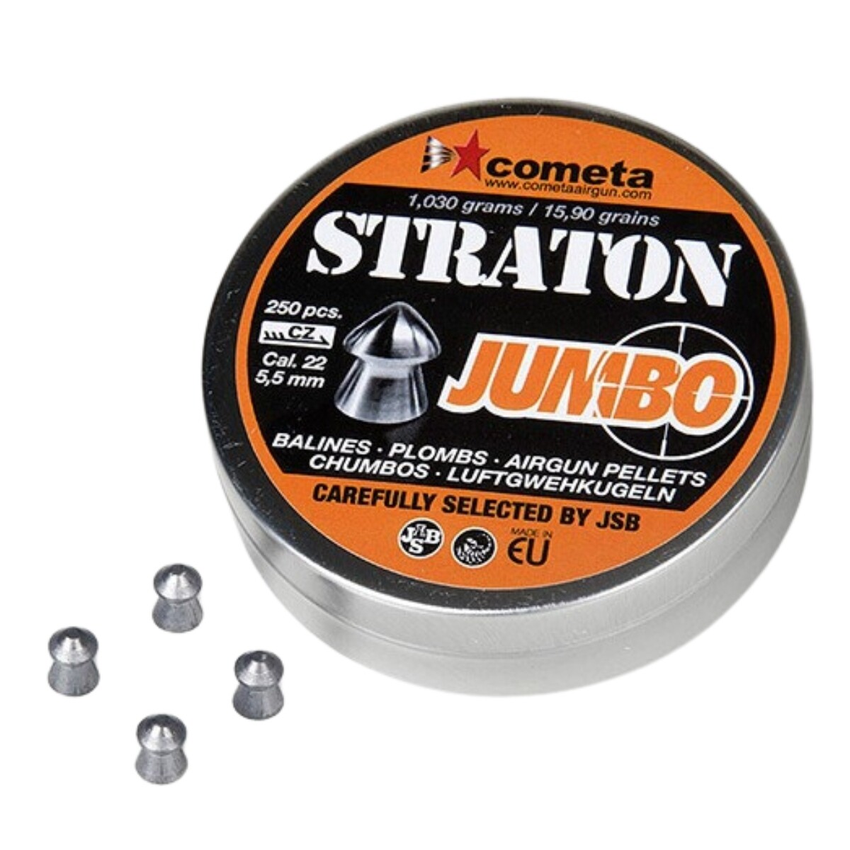 Chumbos Jsb Cz Jumbo Straton Cal 5.5mm X250un 