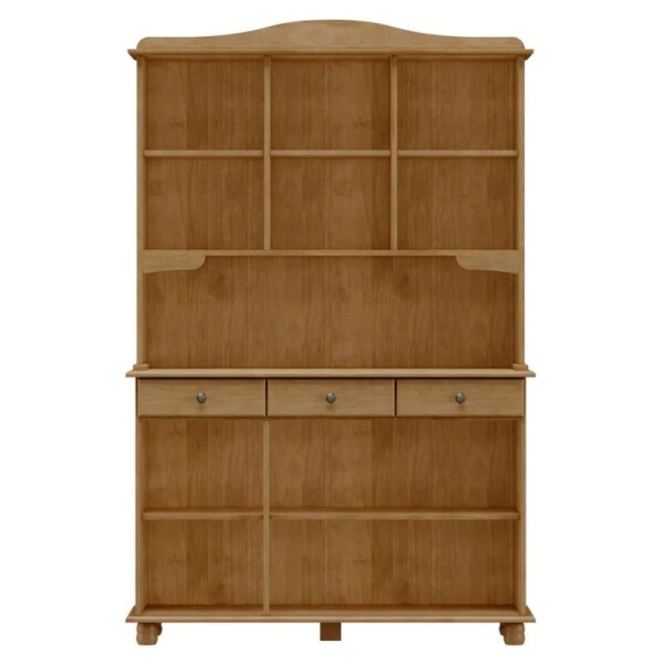 ARMARIO CRISTALERO 5 PUERTAS 3 CAJONES RUBI - FREIJO ARMARIO CRISTALERO 5 PUERTAS 3 CAJONES RUBI - FREIJO