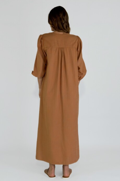 VESTIDO CALIZA Camel