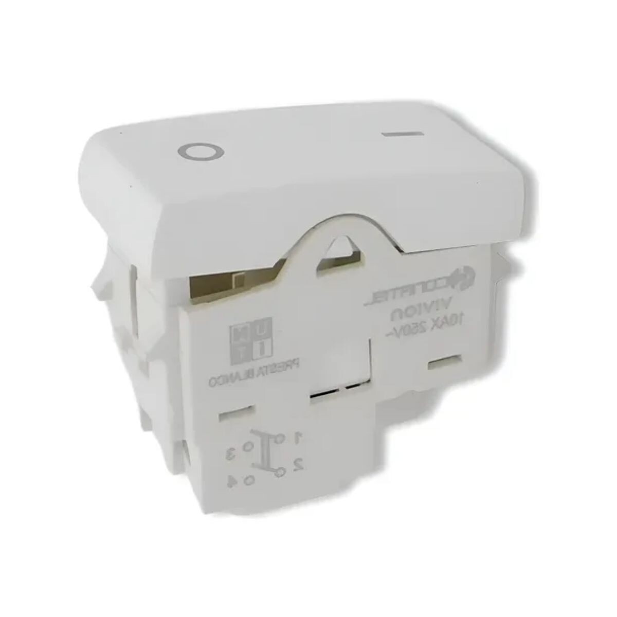 Modulo Interruptor Bipolar Presta Blanco 