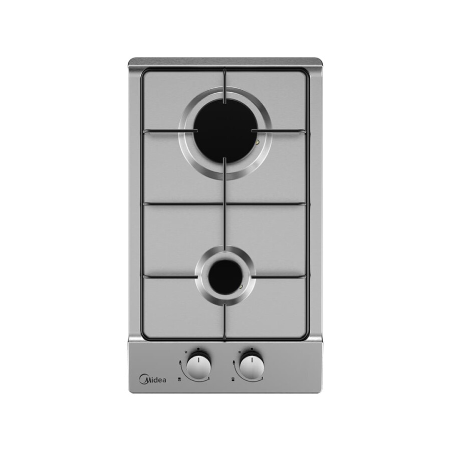 Anafe a gas Inox 2 hornallas Midea MG30SB005MN2B Anafe a gas Inox 2 hornallas Midea MG30SB005MN2B