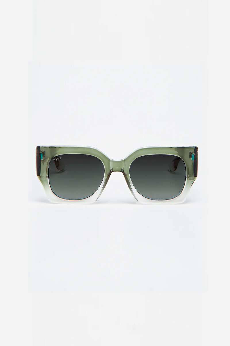 Lentes Tiwi Matt - Shiny Gradient Green With Green Gradient Lenses 