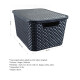 Caja ratán 15 lts NEGRO