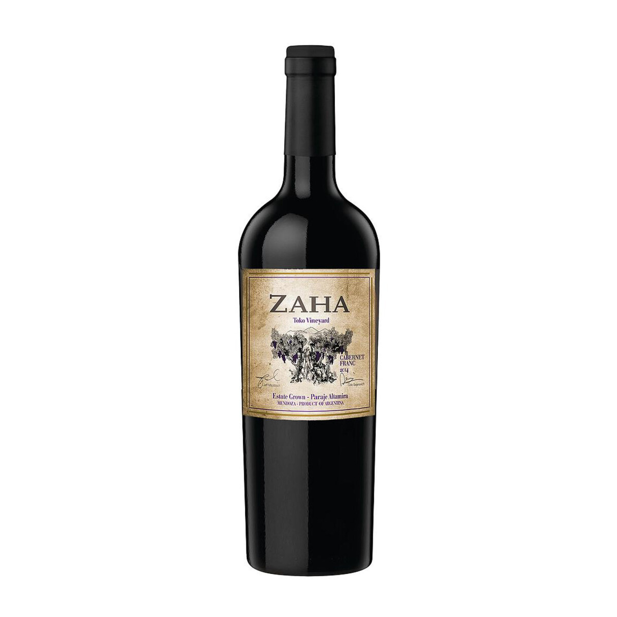 Vino Zaha Cabernet Franc - 750 Ml 