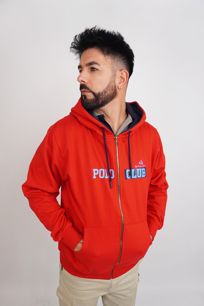 Campera Deportiva Rojo