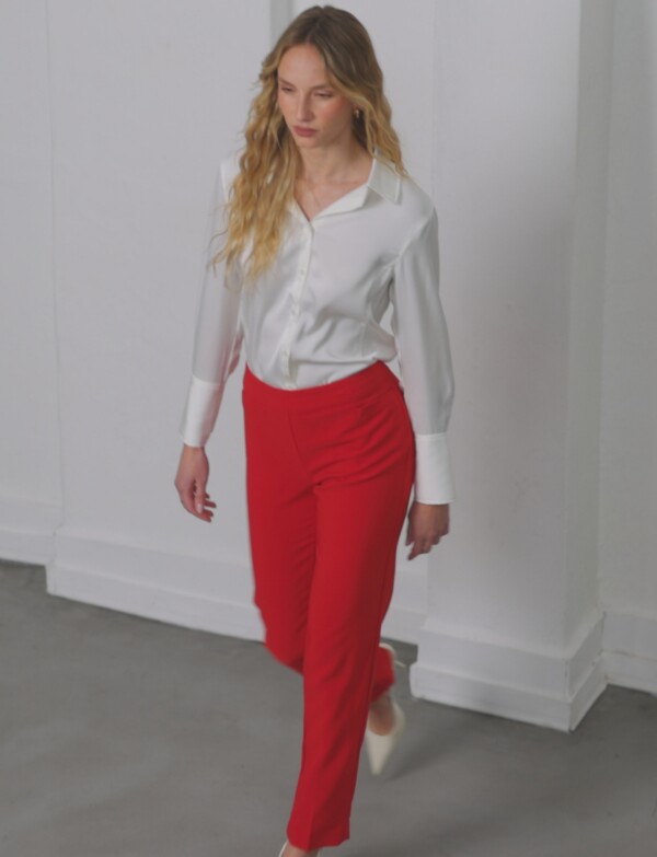 Pantalon Pull On ROJO