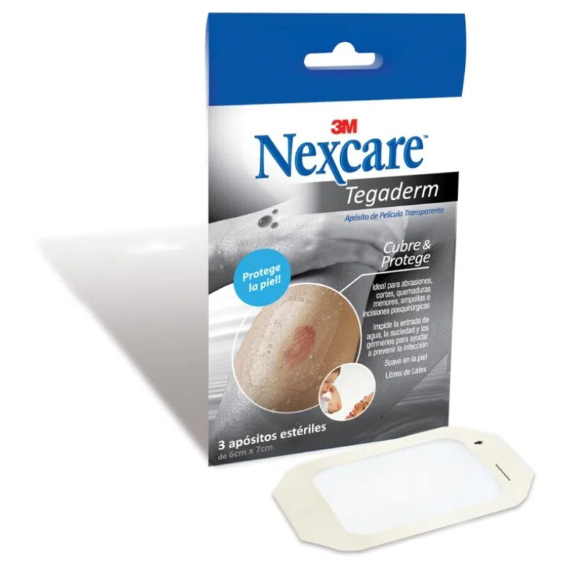 Apósito Transparente Nexcare Tegaderm 6 cm x 7 m 3 unidades Apósito Transparente Nexcare Tegaderm 6 cm x 7 m 3 unidades