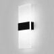 Lampara Aplique De Pared Led Moderno Cubo Interior Acrilico Blanco