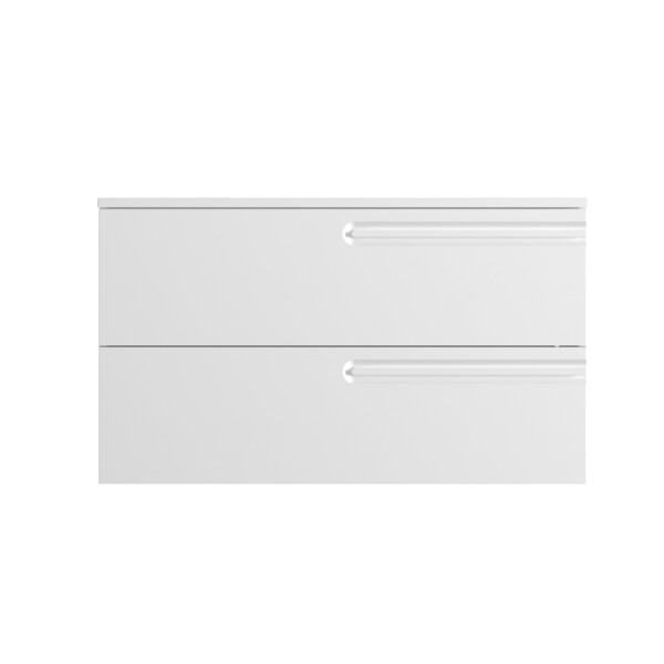 MUEBLE DE BAÑO ECONIC 100 CM BLANCO MATE CON ENCIMERA Mueble De Baño Econic 100 Cm Blanco Mate Con Encimera