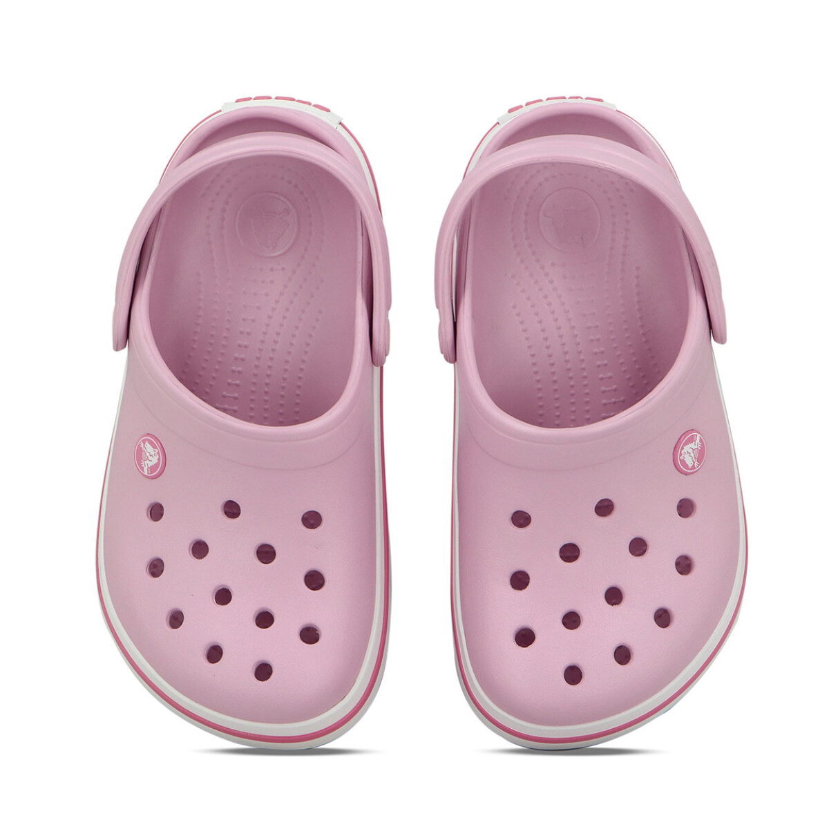 Zuecos Niña Crocs Band - Rosa Claro 
