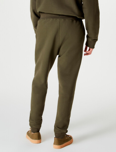 PANTALÓN BABUCHA MASCULINO CON FELPA VERDE