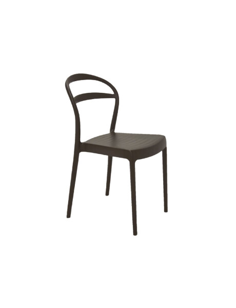 SILLA SISSI RESPALDO ABIERTO 43.5X52.5X80CM MARRON SILLA SISSI RESPALDO ABIERTO 43.5X52.5X80CM MARRON