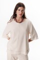 BLUSA LINO EVA BEIGE