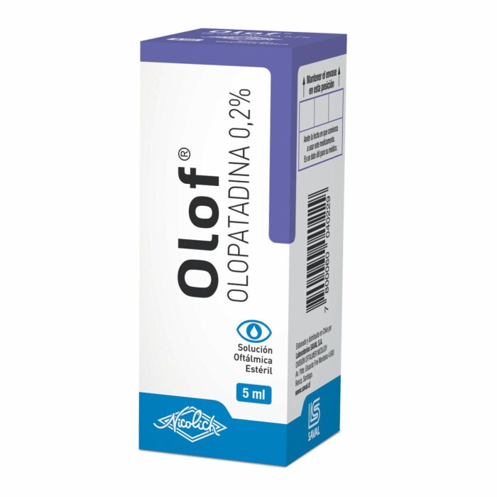 OLOF COLIRIO FRASCO X 5 ML. única