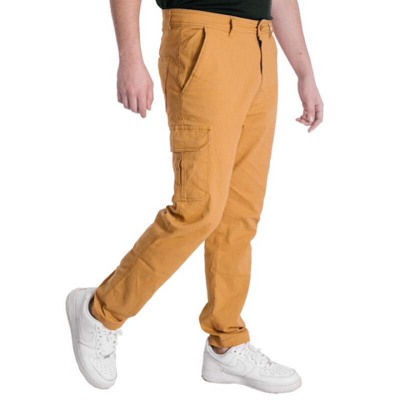 Pantalón Muvem Cargo de Hombre - FP21002 Mostaza