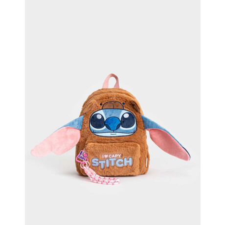 Mochila Plush ''stitch Capybara'' Marron Camel