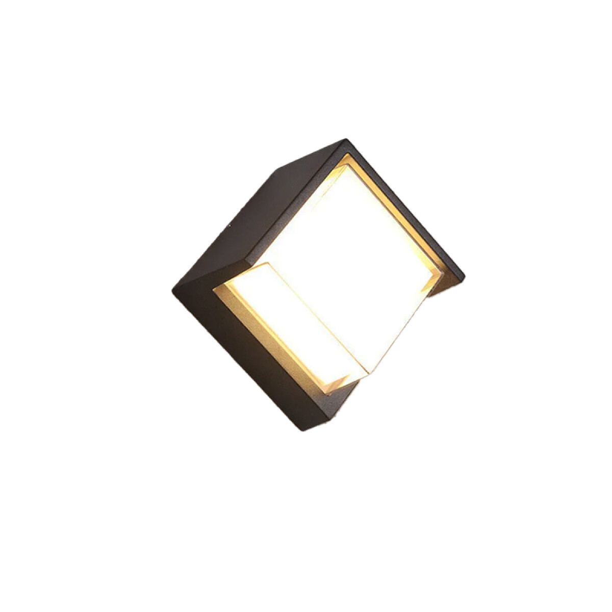 Lámpara de pared LED cuadrada IP65 10W luz cálida - IX4546 