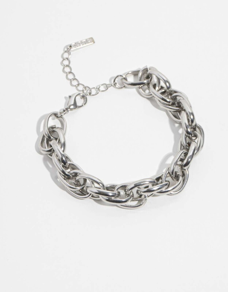 Pulseras Flexibles Metal - Plateado Rodio 