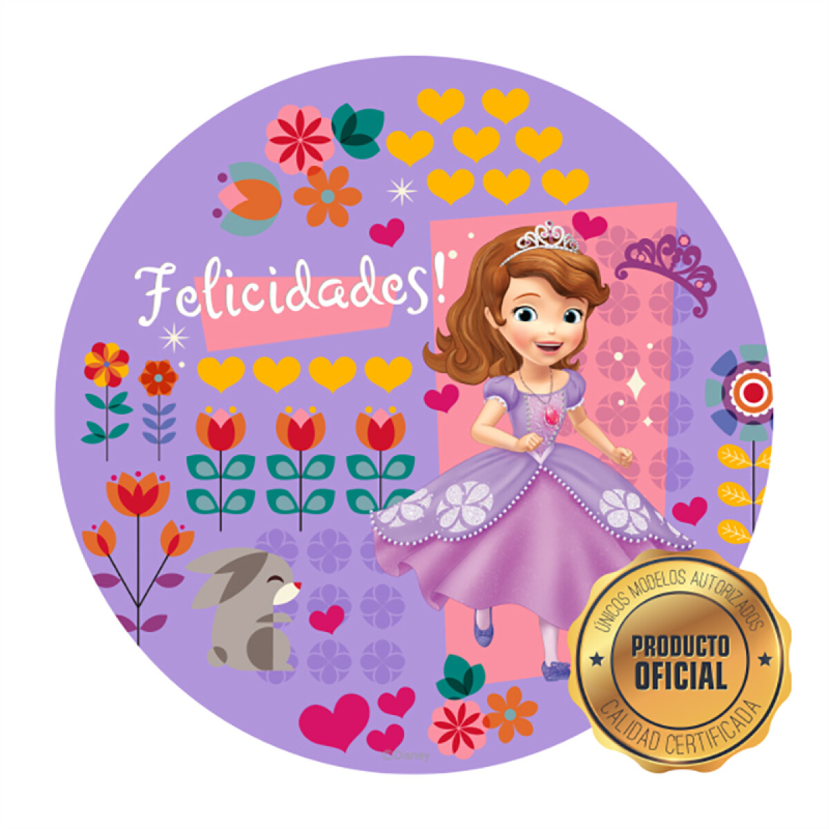 Lámina Princesita Sofía - Lila Red. 
