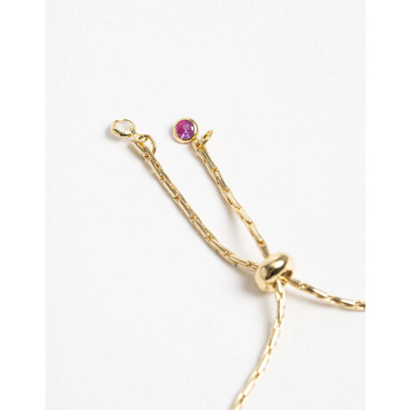 Pulsera Cubic Color Dorado