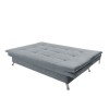 Sofá Cama Mirage Cinza Urbano Sofá Cama Mirage Cinza Urbano